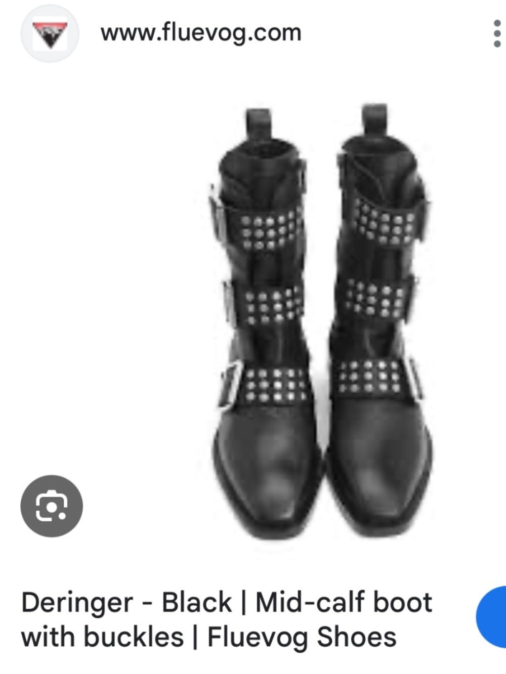 Fluevog black moto buckle boots woman’s 7